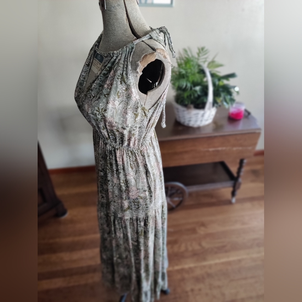 Joie Floral Sleeveless Maxi Dress Medium